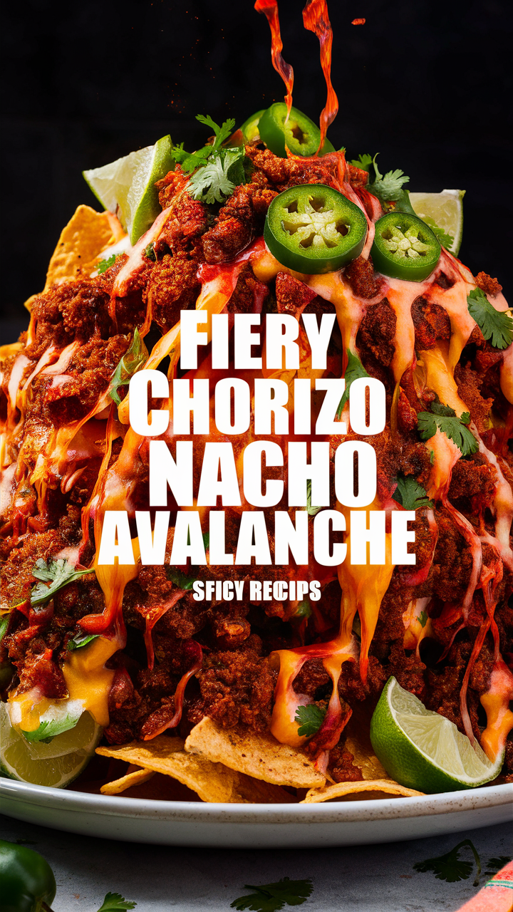 Chorizo cheese dip, Spicy nacho toppings, Hot cheese sauce, Spicy nacho chips, Savory chorizo dish
