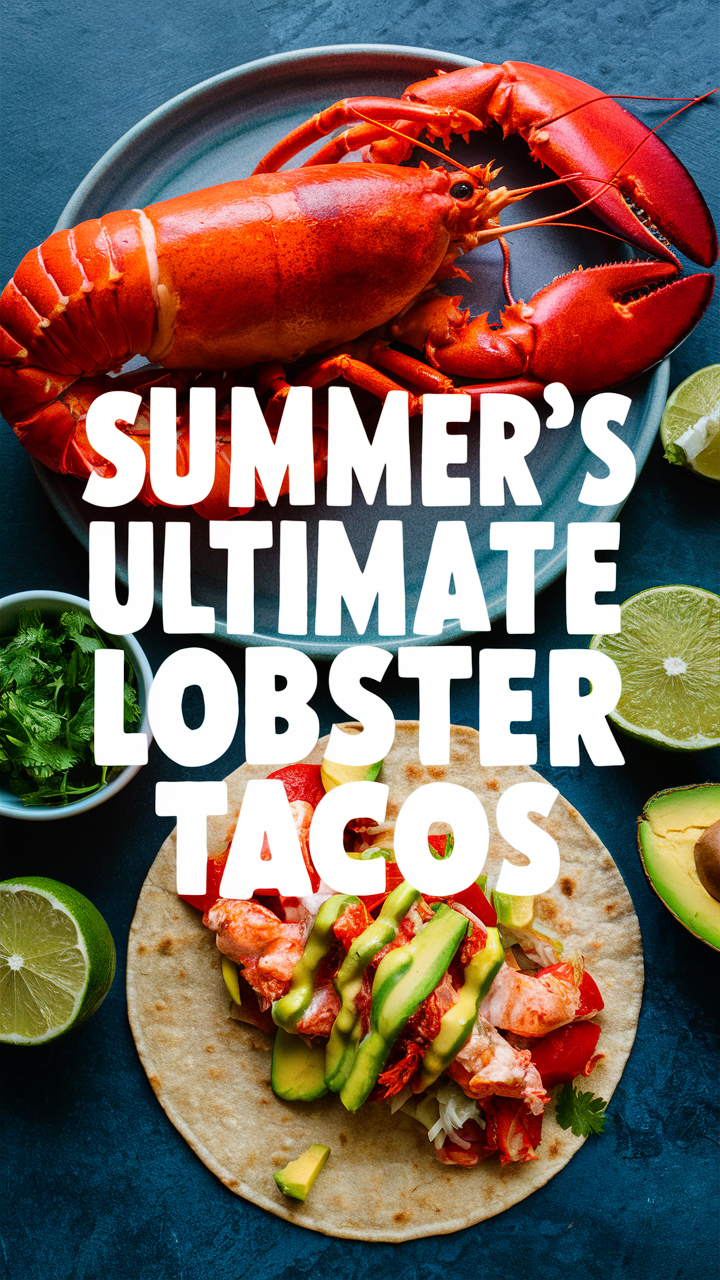Lobster Tacos, Seafood Tacos, Fresh Lobster Tacos, Gourmet Tacos, Tasty Lobster Tacos