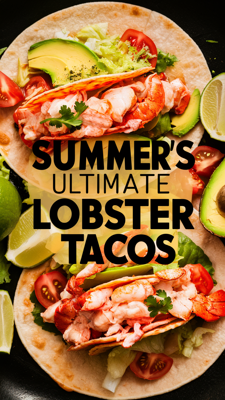 Lobster Tacos, Seafood Tacos, Fresh Lobster Tacos, Gourmet Tacos, Tasty Lobster Tacos