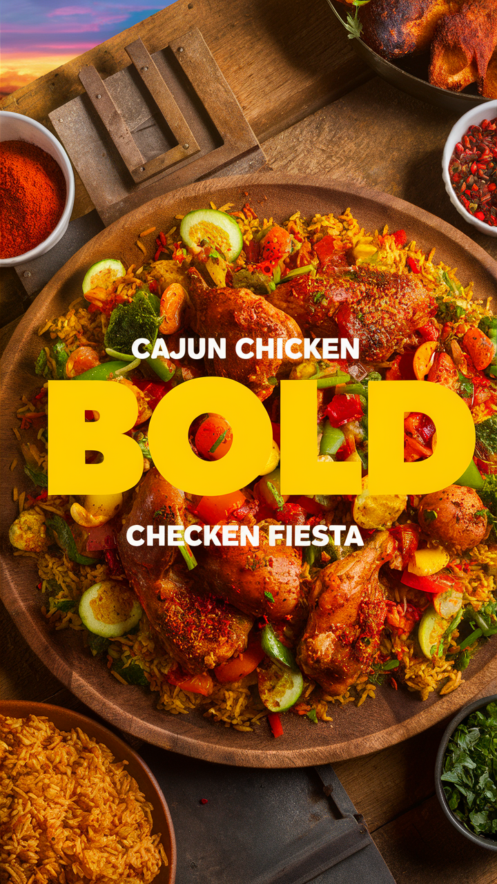 Jambalaya, Spicy Cajun Chicken, New Orleans Cuisine, Creole Seasoning, Louisiana Flavor