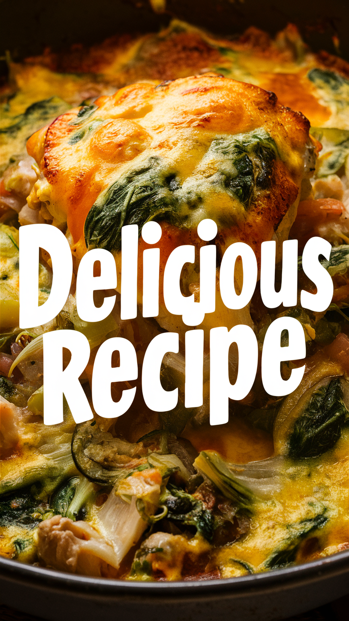 Spinach artichoke chicken bake, Creamy spinach artichoke chicken, Cheesy spinach artichoke bake, Baked spinach artichoke chicken, Spinach artichoke casserole