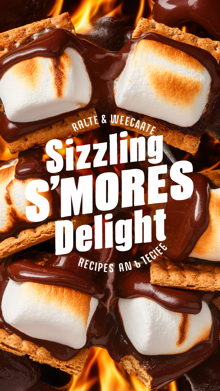 S'mores recipe, Campfire desserts, Camping treats, Bonfire snacks, Outdoor cooking