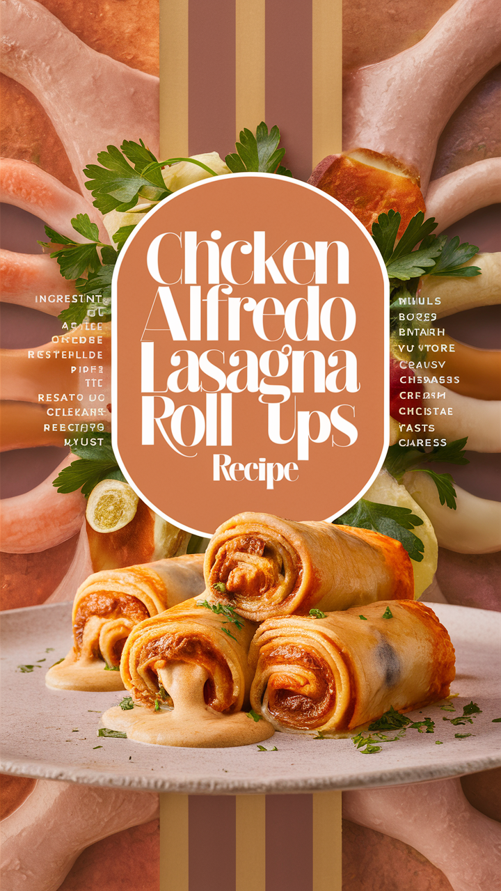 Chicken alfredo lasagna roll ups, creamy pasta dish, homemade alfredo sauce, Italian comfort food, cheesy lasagna recipe