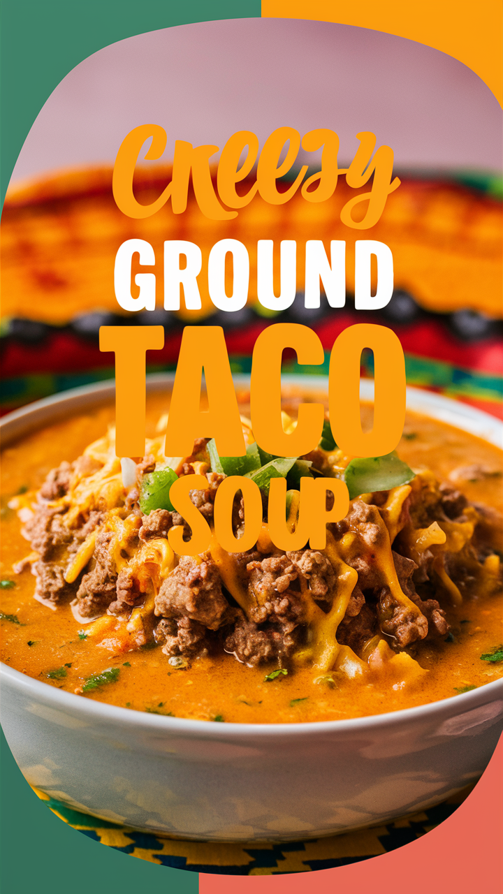 Cheesy taco soup recipe, Ground beef taco soup, Creamy taco soup recipe, Tasty taco soup, Homemade taco soup