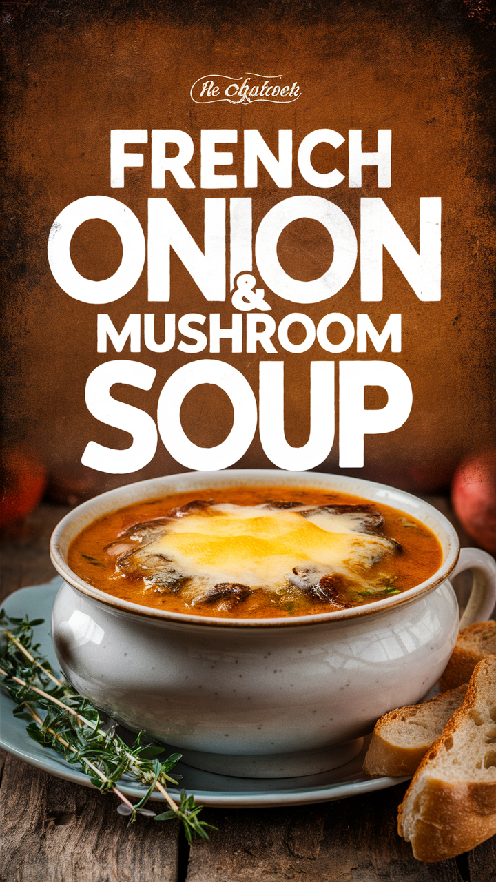 French onion soup, Homemade soup, Savory soup, Mushroom soup, Gourmet soup