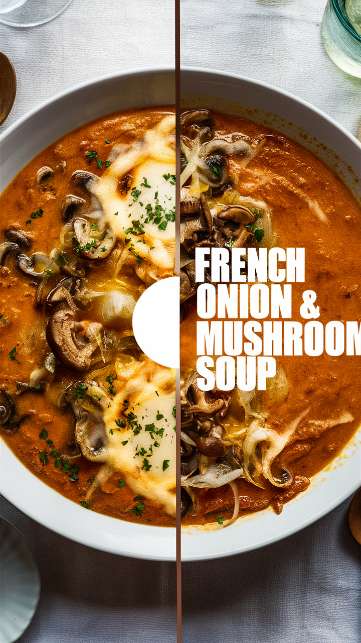 French onion soup, Homemade soup, Savory soup, Mushroom soup, Gourmet soup