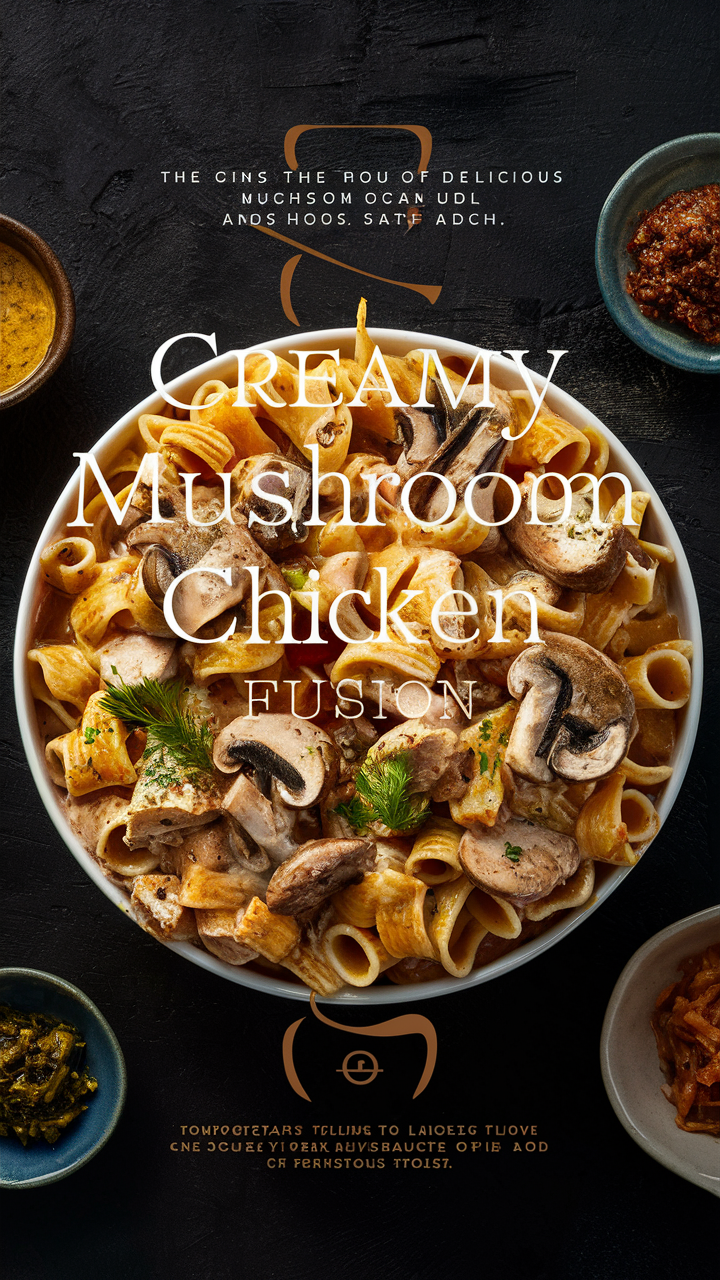 Creamy mushroom pasta, Chicken mushroom pasta, Creamy chicken pasta, Mushroom chicken recipe, Delicious pasta recipe