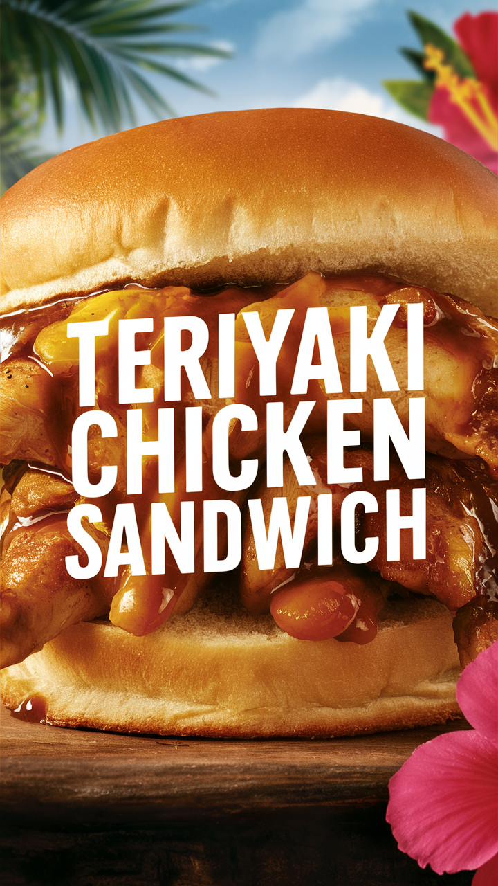 hawaiian chicken sandwich recipe, teriyaki chicken sandwich, grilled chicken sandwich recipe, hawaiian chicken teriyaki sandwich, chicken teriyaki sandwich