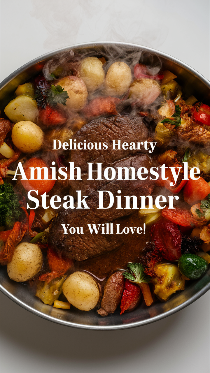 Amish steak recipe, Amish steakhouse, Amish dinner, Amish cuisine, Amish cooking