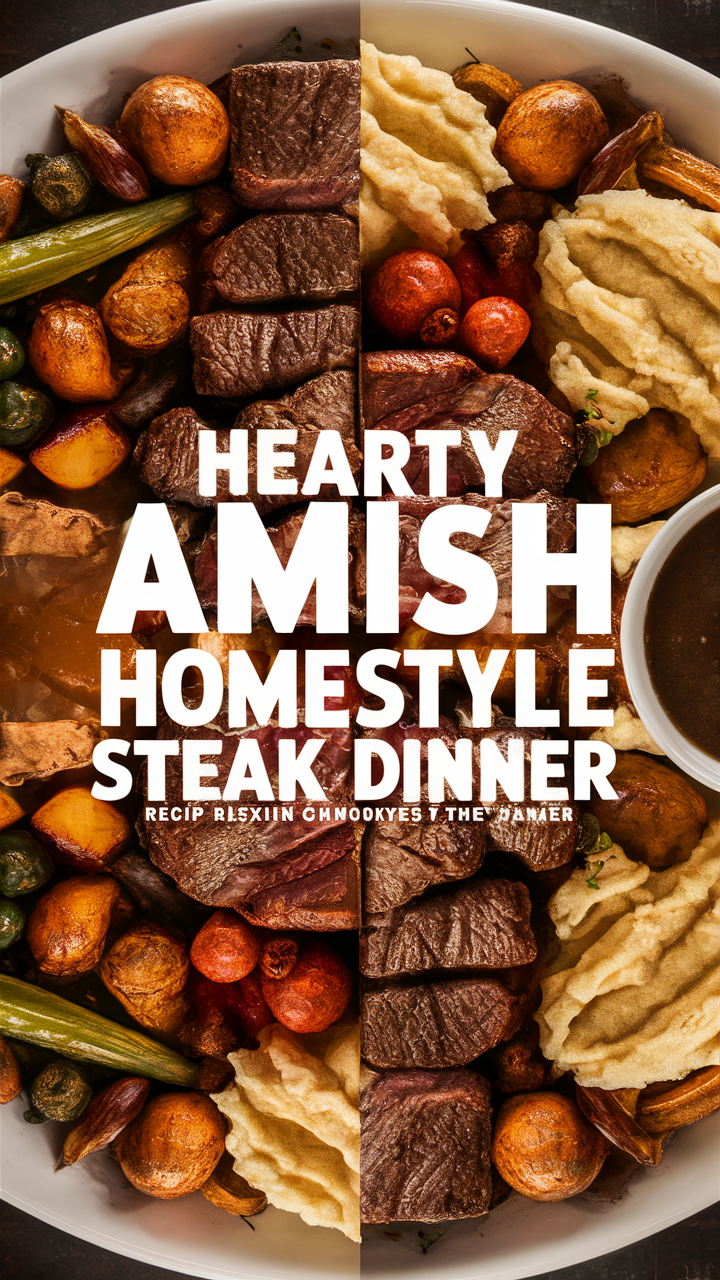 Amish steak recipe, Amish steakhouse, Amish dinner, Amish cuisine, Amish cooking