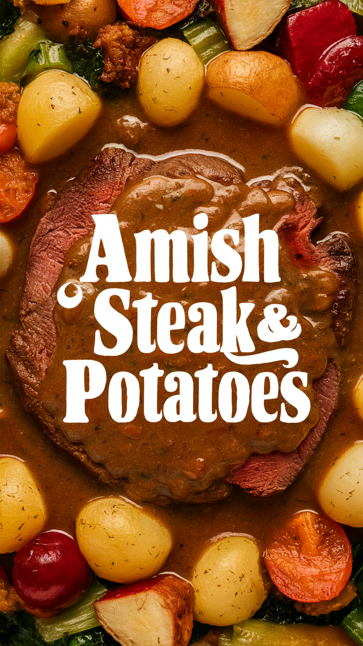 Amish steak recipes, traditional Amish cooking, Amish potato dishes, Amish comfort food, Amish cuisine