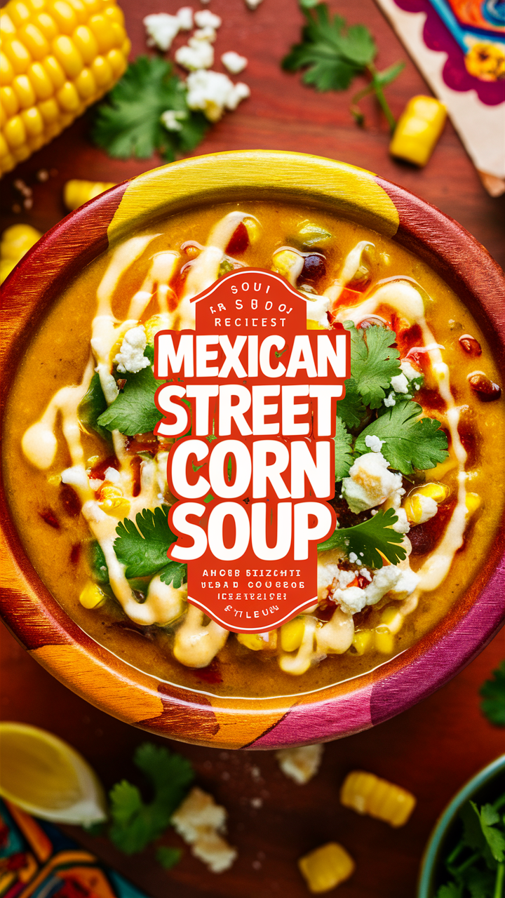 Mexican street corn soup, corn soup recipe, creamy corn soup, Mexican corn chowder, spicy corn chowder