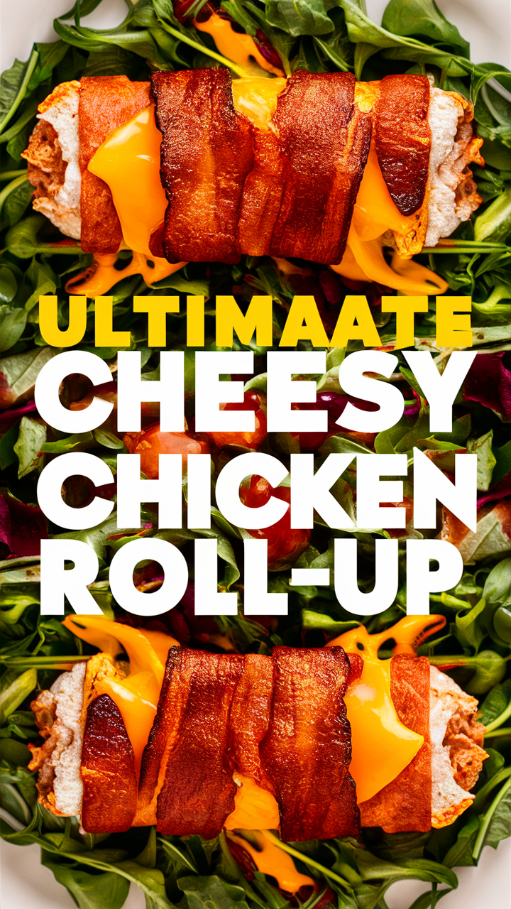 Cheesy chicken recipes, Bacon chicken roll-ups, Delicious chicken roll-ups, Gourmet chicken dish, Savory bacon roll-ups