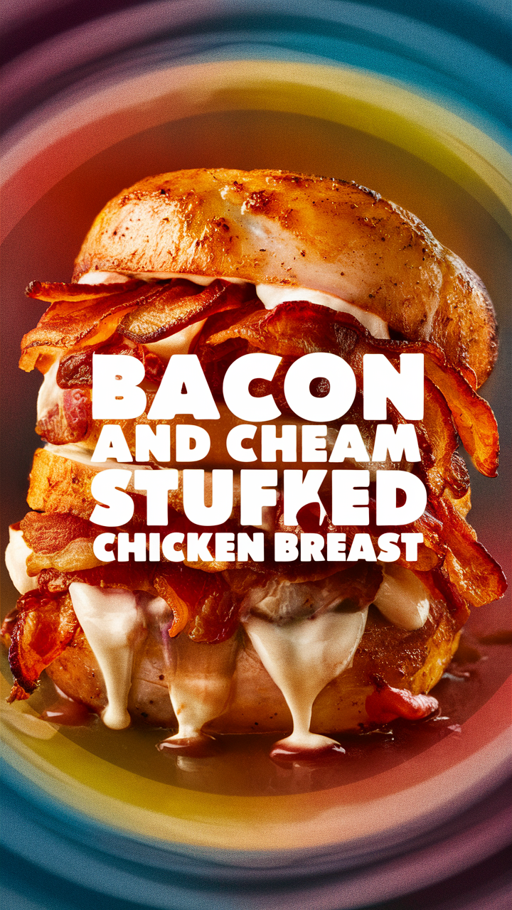 Cream cheese stuffed chicken, Bacon wrapped stuffed chicken, Stuffed chicken breast recipe, Cream cheese and bacon chicken, Bacon and cheese stuffed chicken