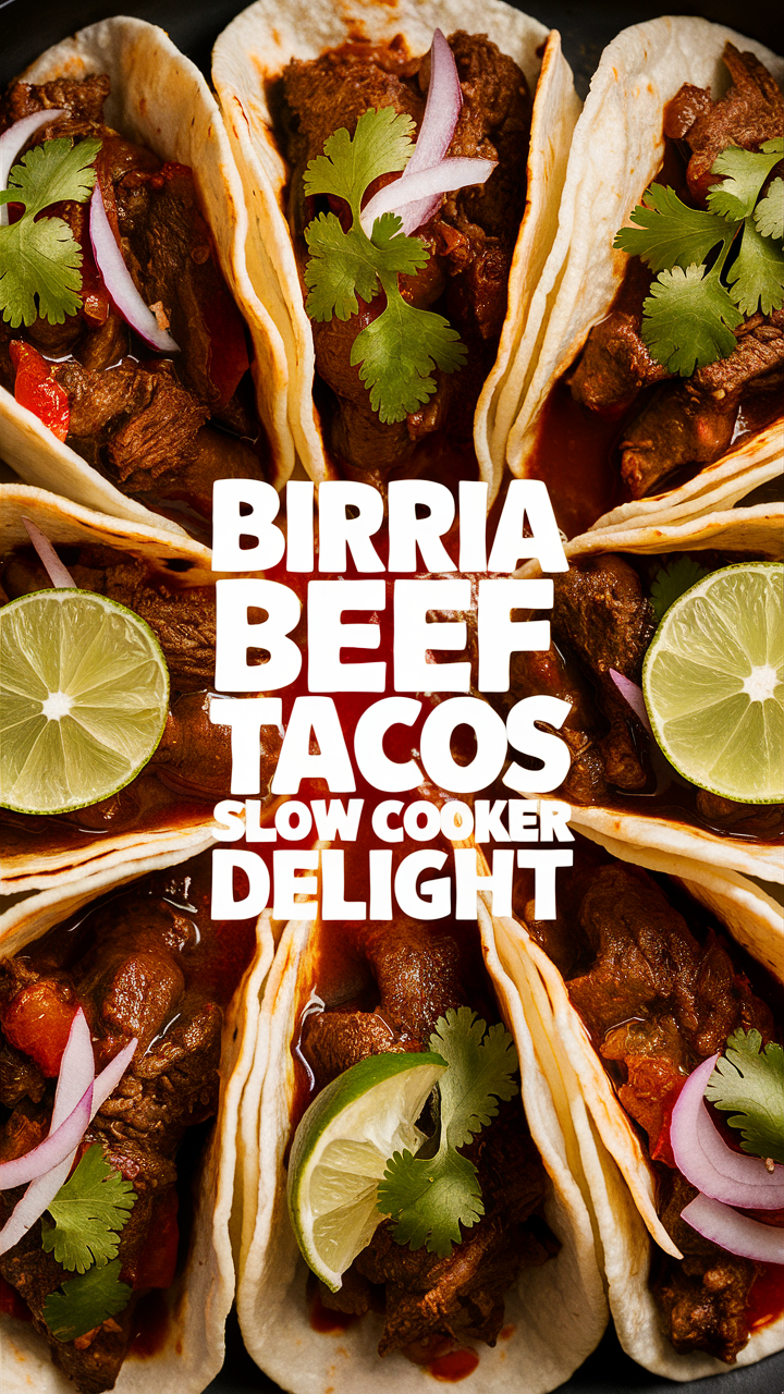 Birria Beef Tacos, Slow Cooker Recipe, Mexican Tacos, Beef Taco Soup, Authentic Beef Tacos