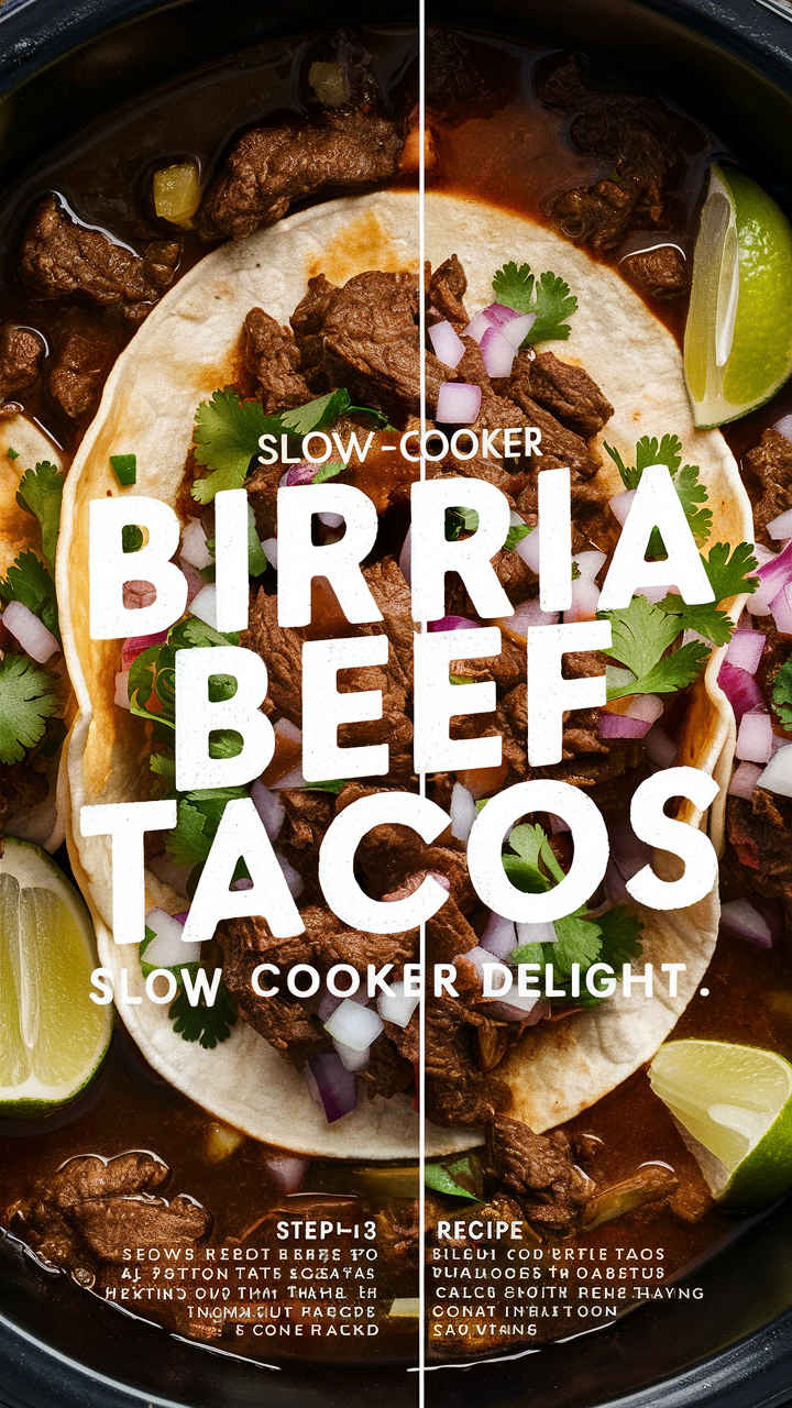 Birria Beef Tacos, Slow Cooker Recipe, Mexican Tacos, Beef Taco Soup, Authentic Beef Tacos