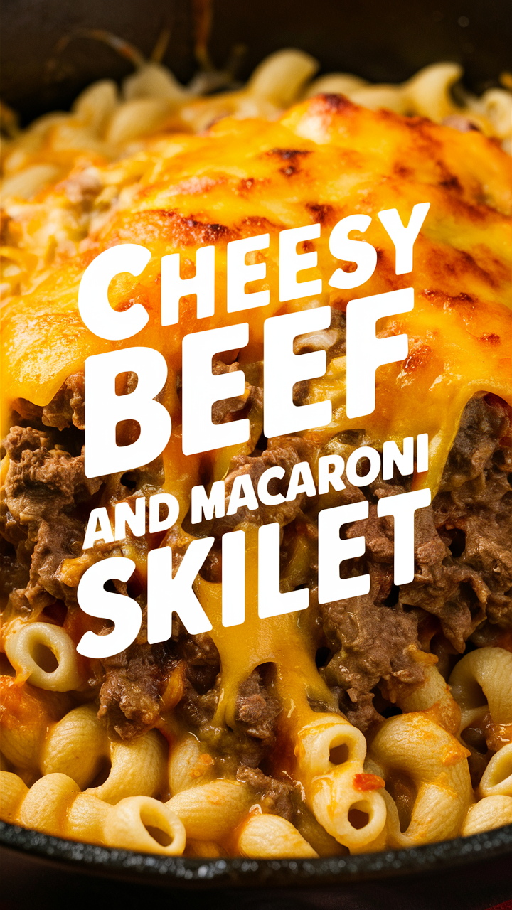 Beef macaroni recipe, Cheesy beef skillet, Macaroni and beef casserole, Beef and macaroni dish, Cheesy beef pasta