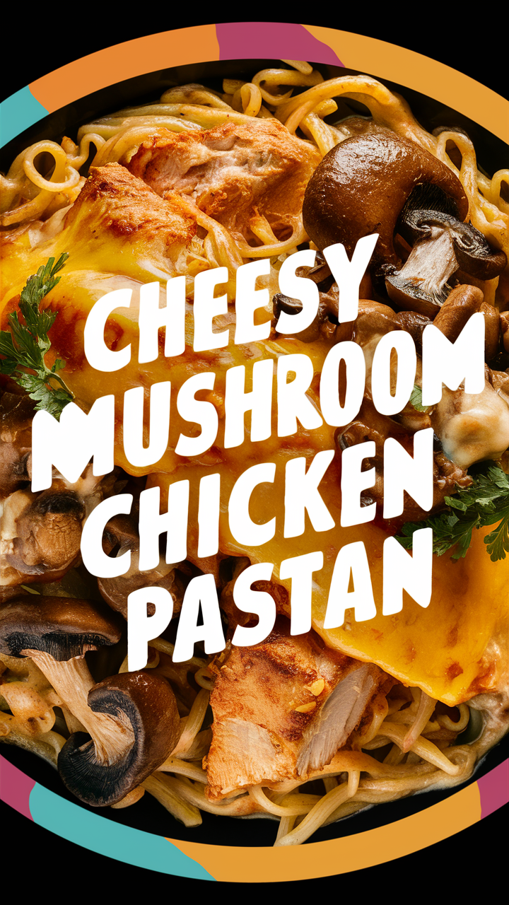 Cheese and mushroom pasta, Chicken and mushroom pasta, Creamy mushroom pasta, Cheesy chicken pasta, Mushroom and cheese sauce pasta