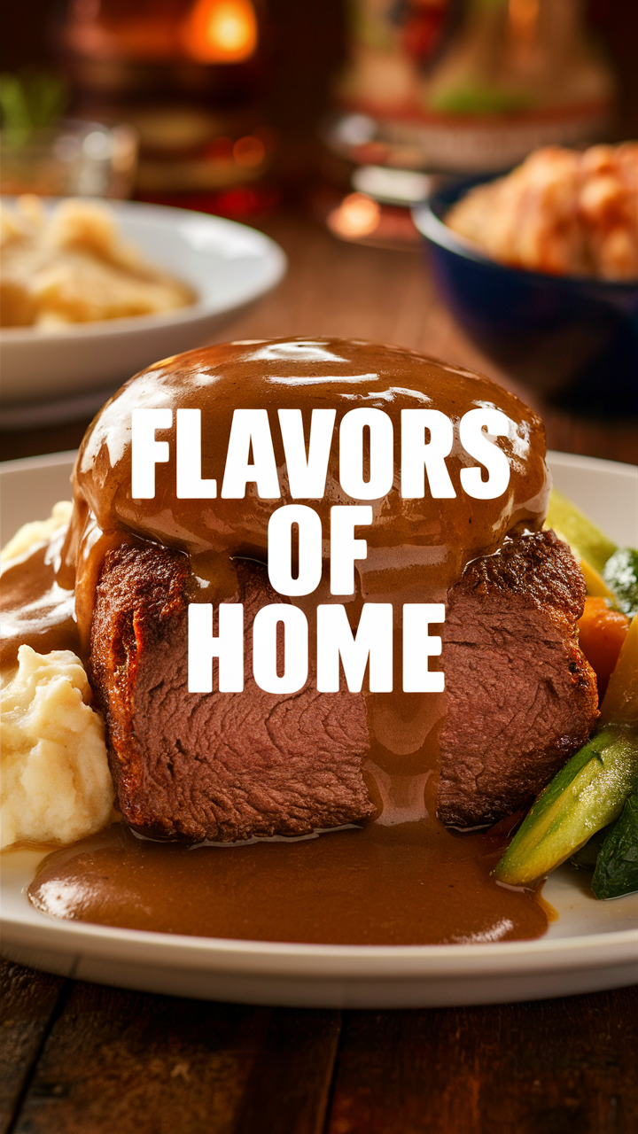 Home cooking, Comfort food, Classic recipes, Ground beef, Savory gravy