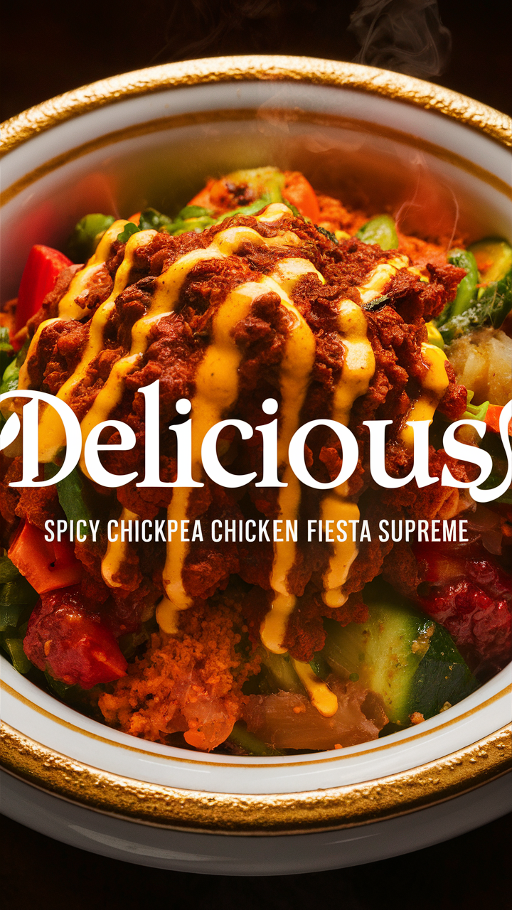 Spicy chicken recipes, Chicken chickpea salad, Chicken fiesta tacos, Spicy chickpea curry, Chicken and chickpea stew