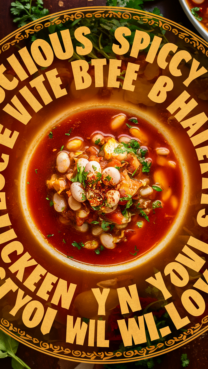 White Bean Chili, Chicken Chili Recipe, Spicy Chicken Stew, Bean Soup Recipe, Spicy White Bean Soup