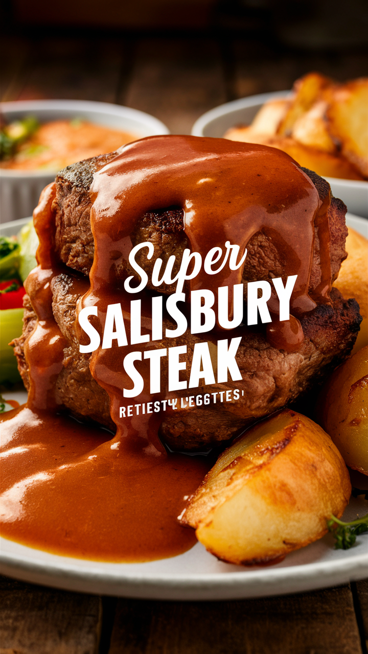 Salisbury steak recipe, homemade Salisbury steak, best Salisbury steak recipe, Salisbury steak gravy, classic Salisbury steak