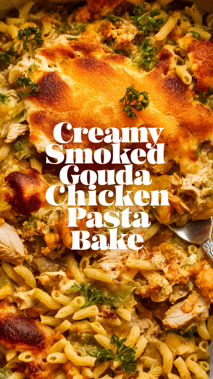Gouda cheese pasta bake, Smoked Gouda chicken, Creamy Gouda pasta bake, Chicken Gouda bake, Gouda chicken pasta