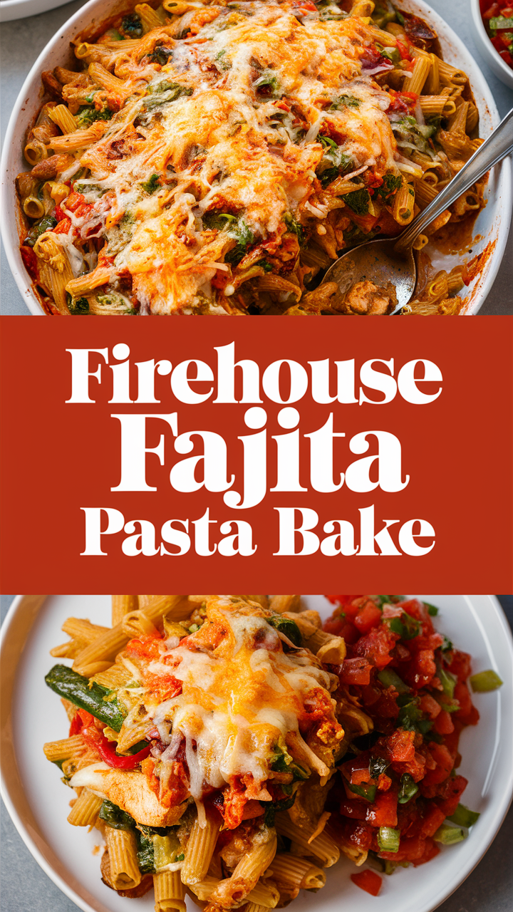 Firehouse Fajita Pasta Bake recipe, Firehouse Fajita Pasta Bake ingredients, Firehouse Fajita Pasta Bake instructions, Firehouse Fajita Pasta Bake variations, Firehouse Fajita Pasta Bake toppings