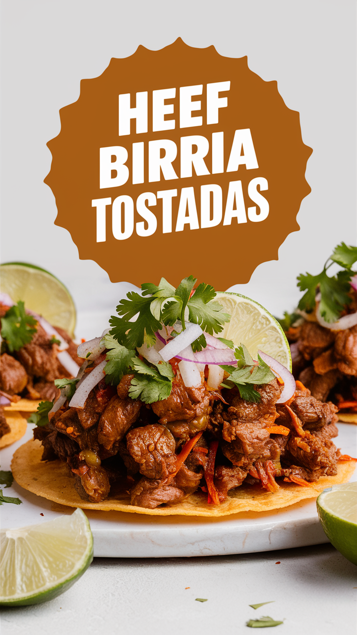 Beef birria tostadas recipe, Mexican birria recipe, Authentic birria tacos, Spicy birria sauce, Traditional Mexican birria
