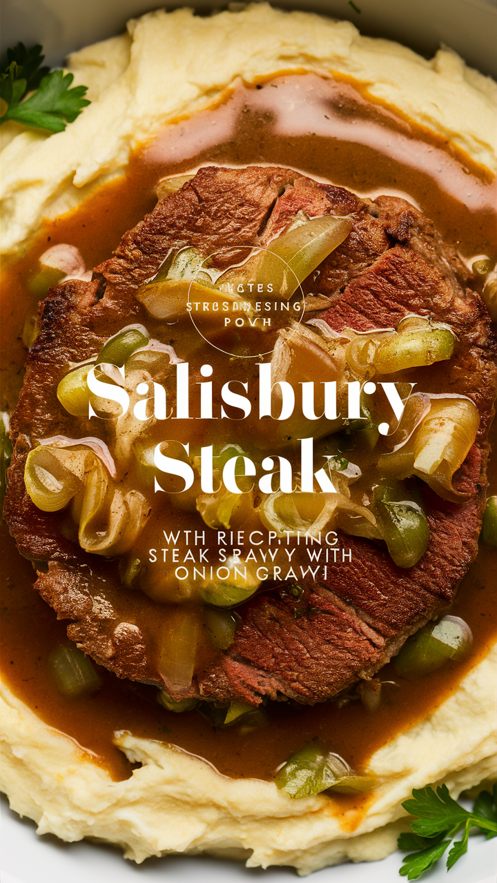 Salisbury steak recipe, Salisbury steak gravy, Homemade Salisbury steak, Salisbury steak sauce recipe, Onion gravy recipe
